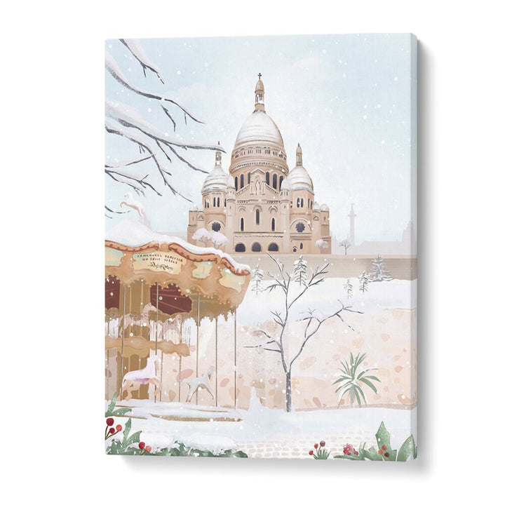 kitchen painting - WINTER IN PARIS BY PETRA LIDZE by Asianmonk