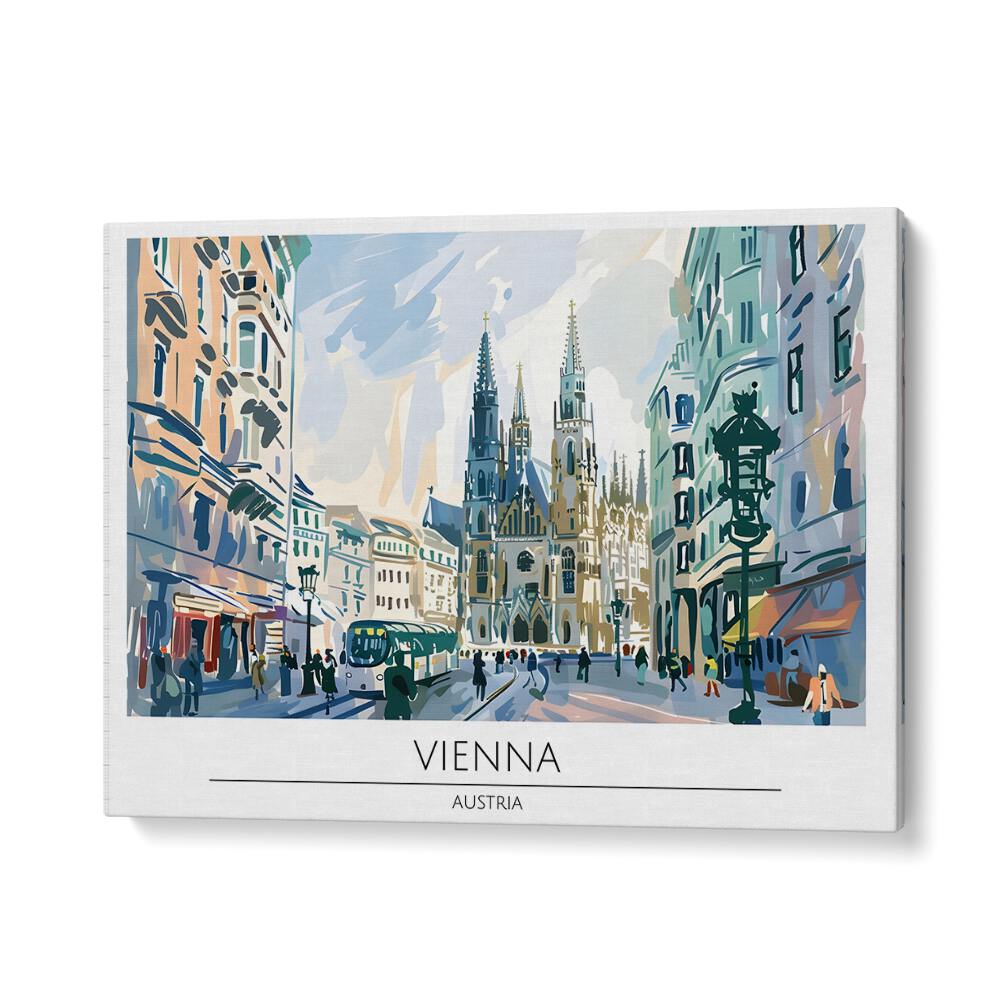 TRAVEL ART painting - VIENNA - AUSTRIA II by Asianmonk