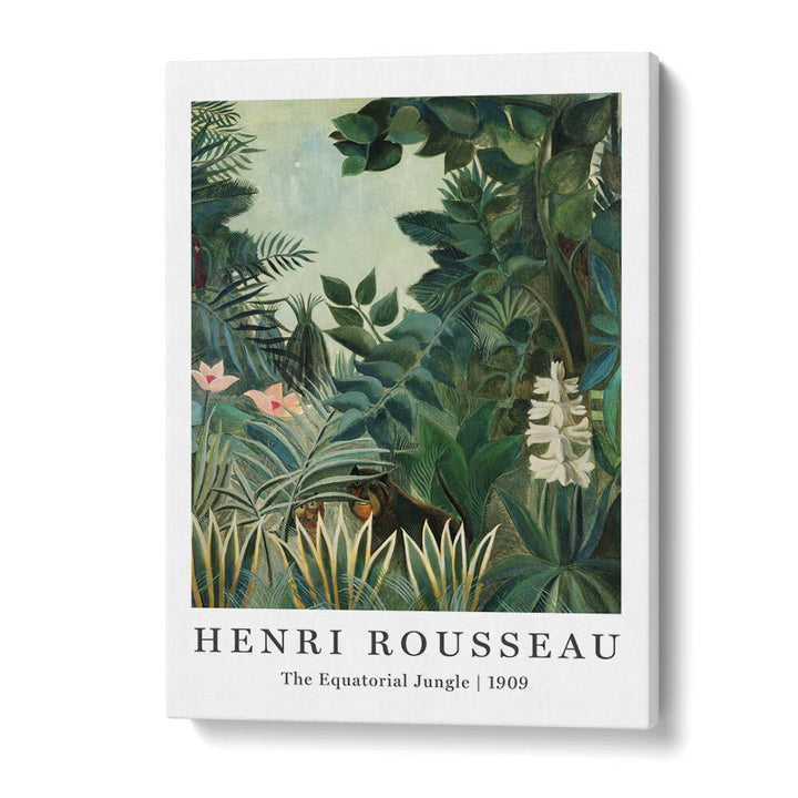 HENRI ROUSSEAU painting - ENCHANTING WILDERNESS: HENRI ROUSSEAU'S EQUATORIAL JUNGLE (1901) by Asianmonk