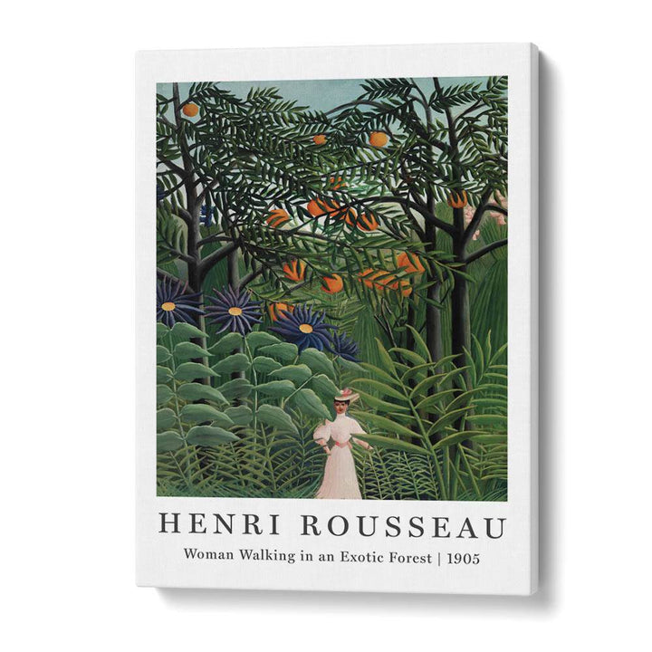 HENRI ROUSSEAU painting - SERENADE OF THE JUNGLE: HENRI ROUSSEAU'S 'WOMEN WALKING IN AN EXOTIC FOREST' (1905) by Asianmonk