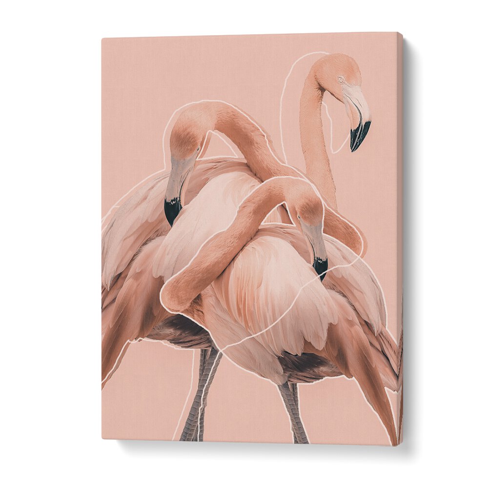 Christian Meermann painting - FLAMINGOS NR. I by Asianmonk