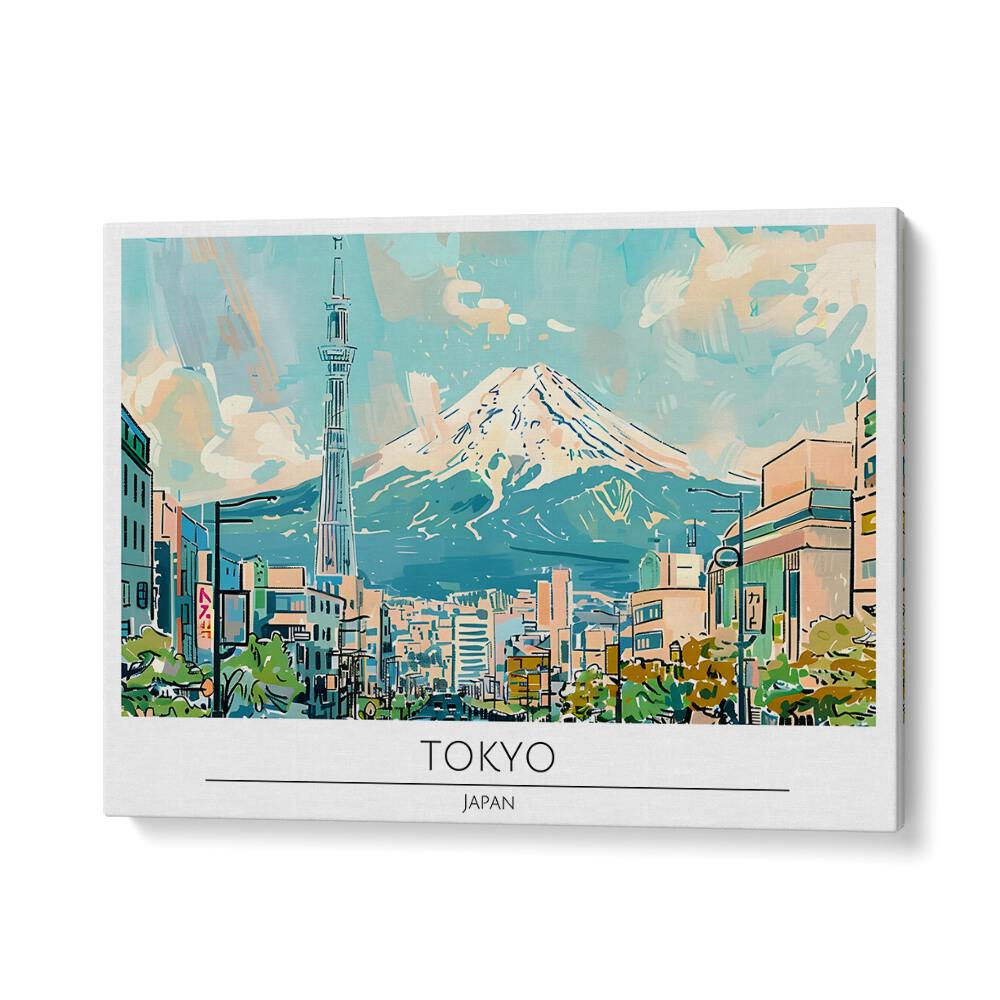 TRAVEL ART painting - TOKYO - JAPAN by Asianmonk