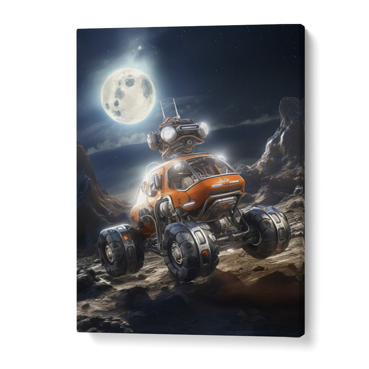 AUTOMOTIVE painting - SPACE CAR I by Asianmonk