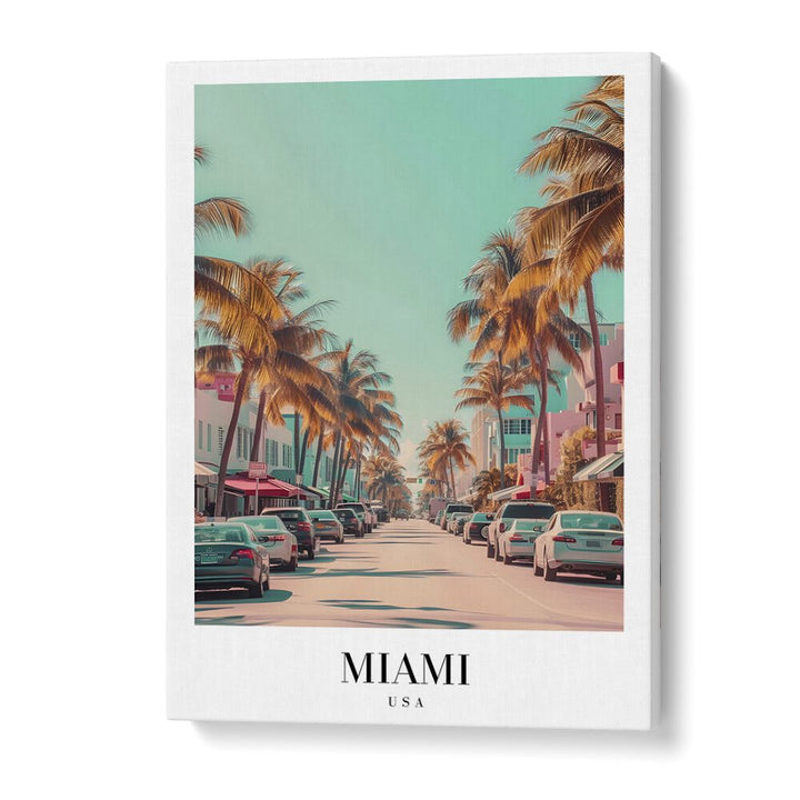 TRAVEL ART painting - MIAMI - USA by Asianmonk