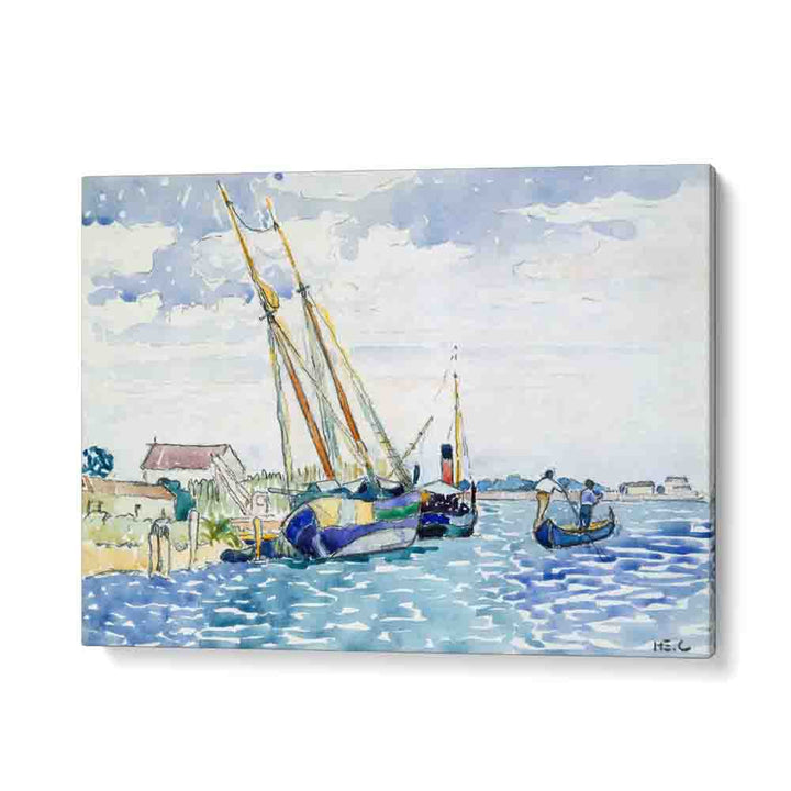 MARINE SCENE (BOATS NEAR VENICE) (1903)