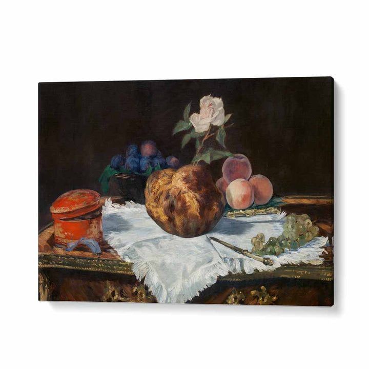 Edouard Manet painting - EDOUARD MANET (THE BRIOCHE) 1870 by Asianmonk