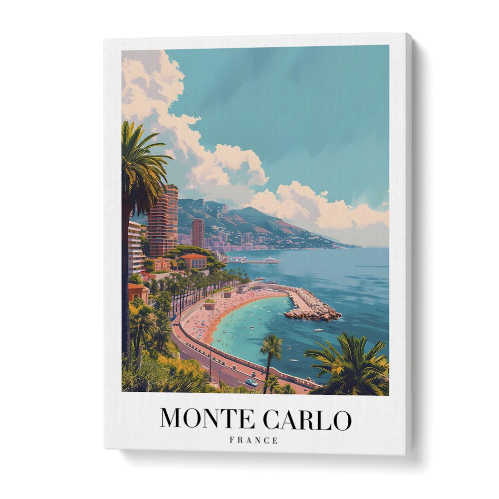 TRAVEL ART painting - MONTE CARLO - FRANCE II by Asianmonk