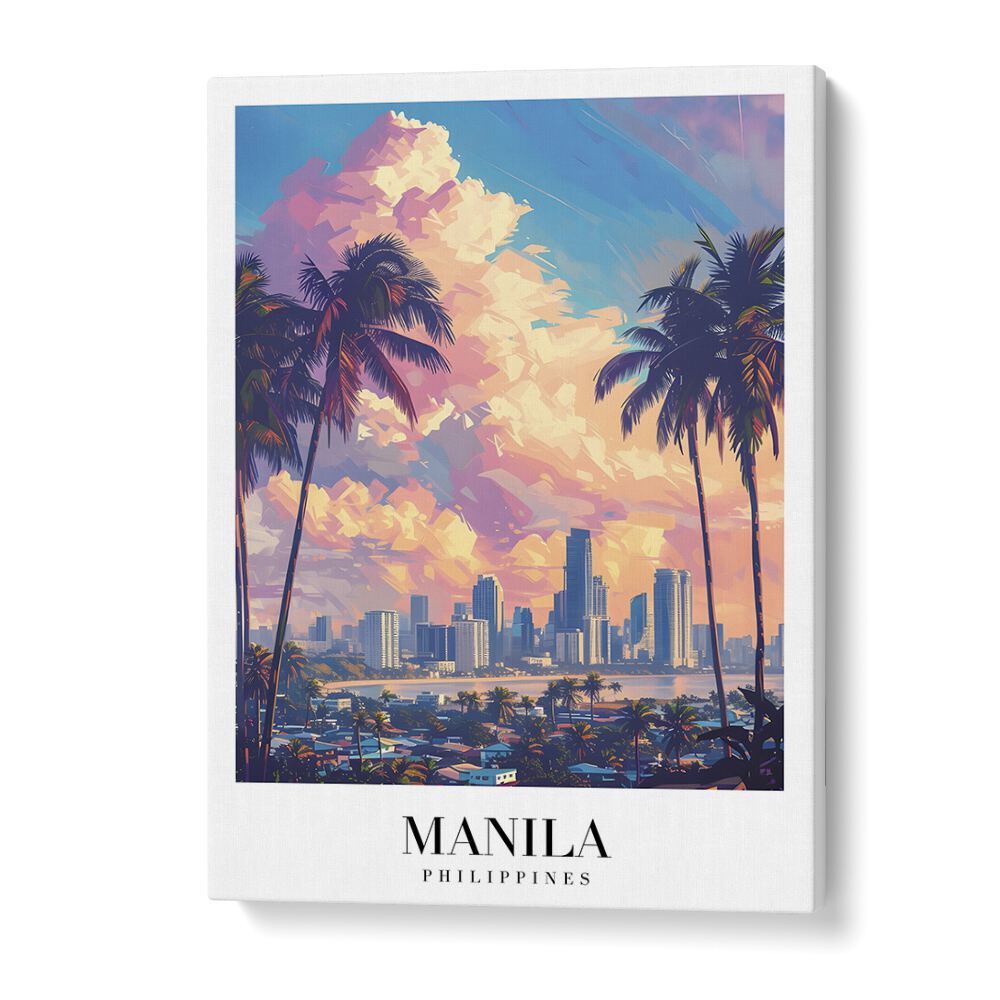 TRAVEL ART painting - MANILA CITY - PHILIPPINES by Asianmonk