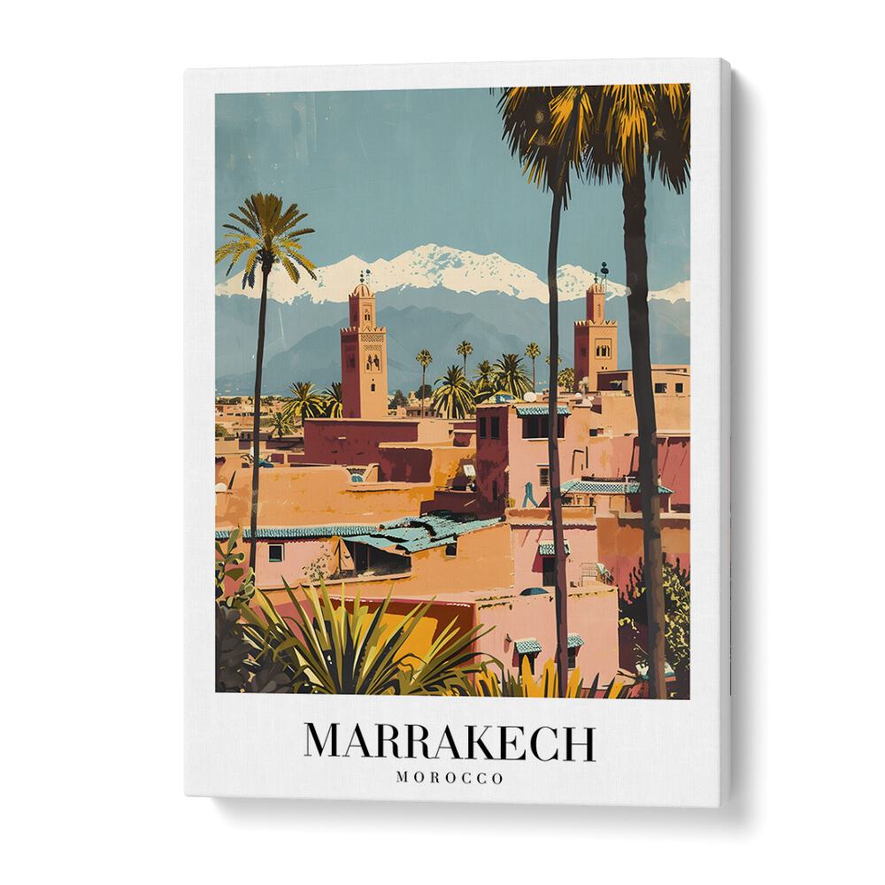 TRAVEL ART painting - MARRAKECH - MOROCCO by Asianmonk