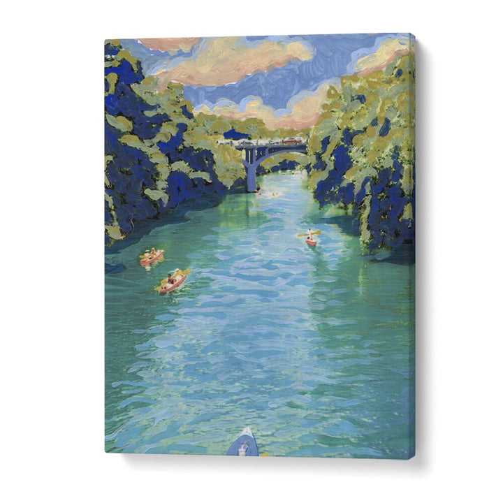 Eleanor Baker painting - BARTON CREEK AUSTIN by Asianmonk