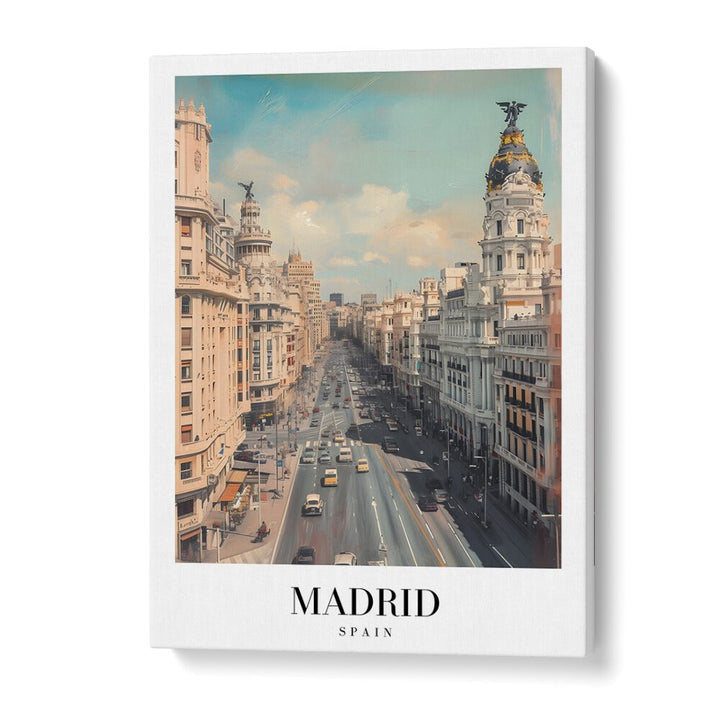 TRAVEL ART painting - MADRID - SPAIN I by Asianmonk