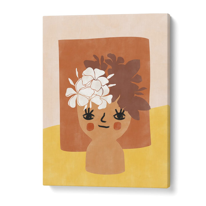 HAPPY FLOWER POT BY ELENA RISTOVA, GEOMETRIC ART PRINTS