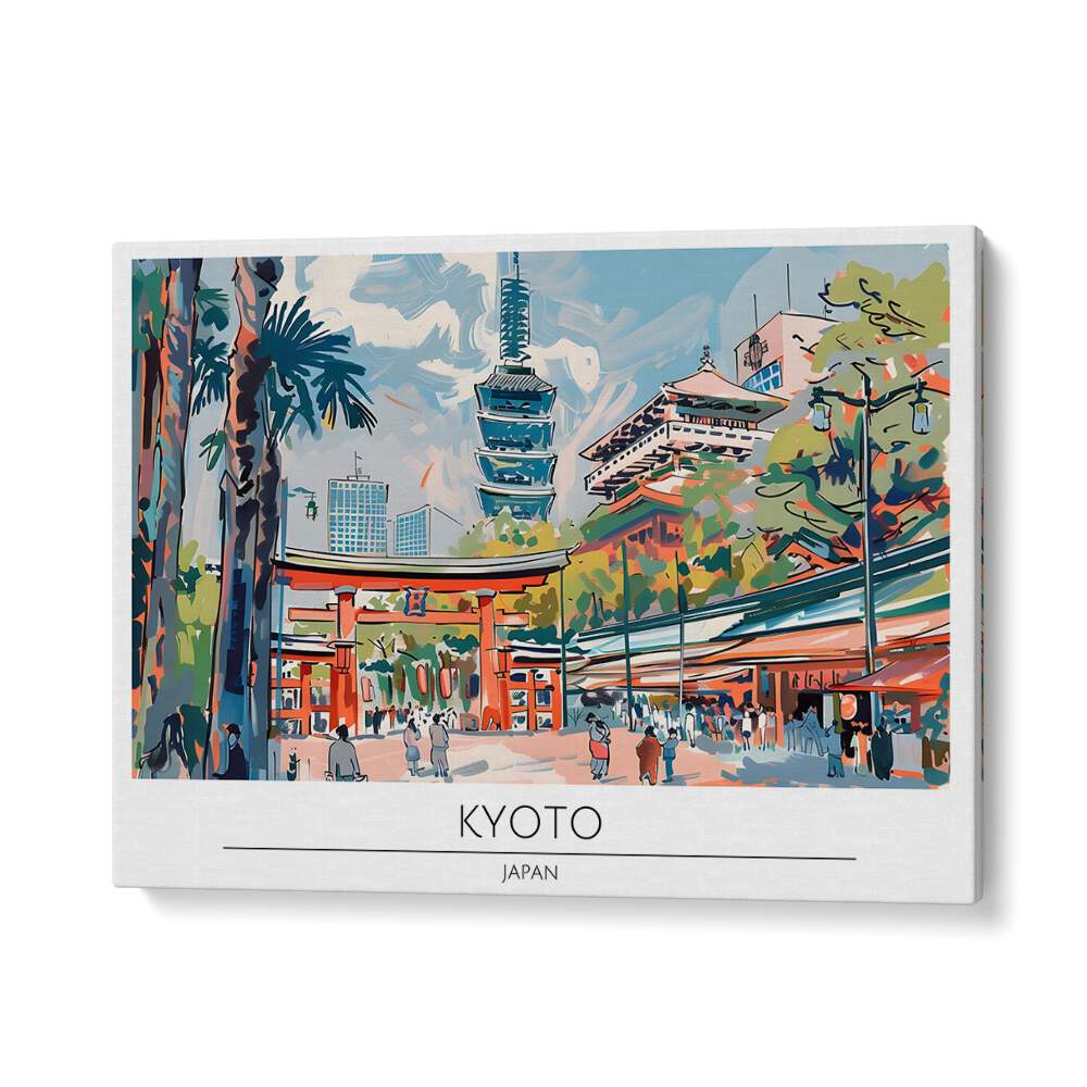 TRAVEL ART painting - KYOTO - JAPAN by Asianmonk