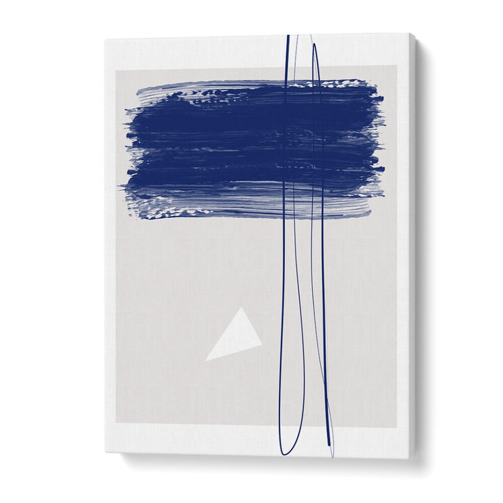 Elegant BLUE BRUSH STROKES, ABSTRACT PAINTINGS by Elena Ristova transform your space with creative emotion.