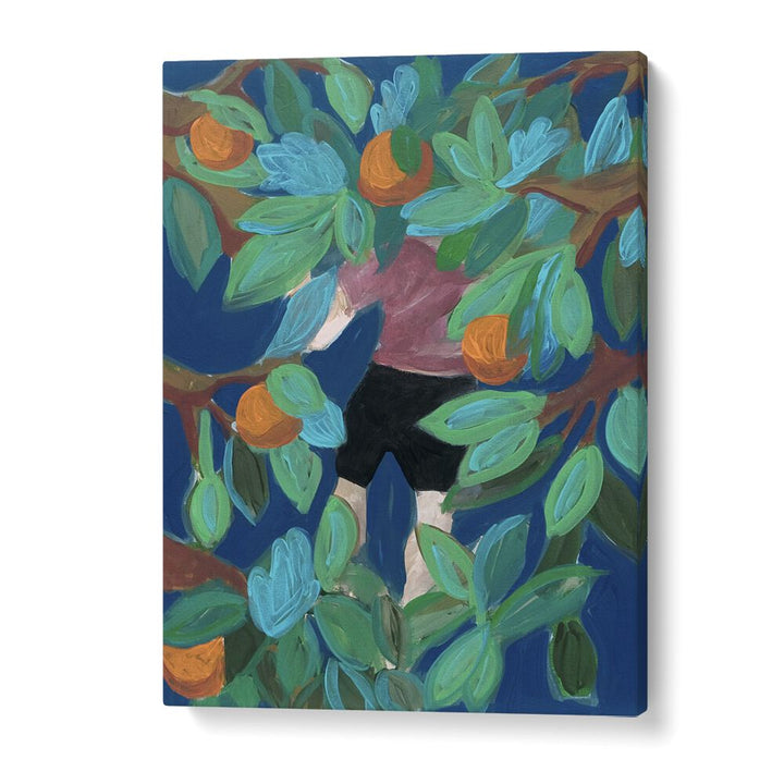 Eleanor Baker painting - ORANGE TREE FRUIT by Asianmonk