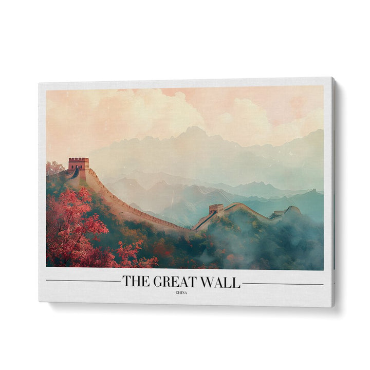 TRAVEL ART painting - THE GREAT WALL OF CHINA by Asianmonk