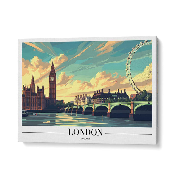 TRAVEL ART painting - LONDON - DREAMS I by Asianmonk