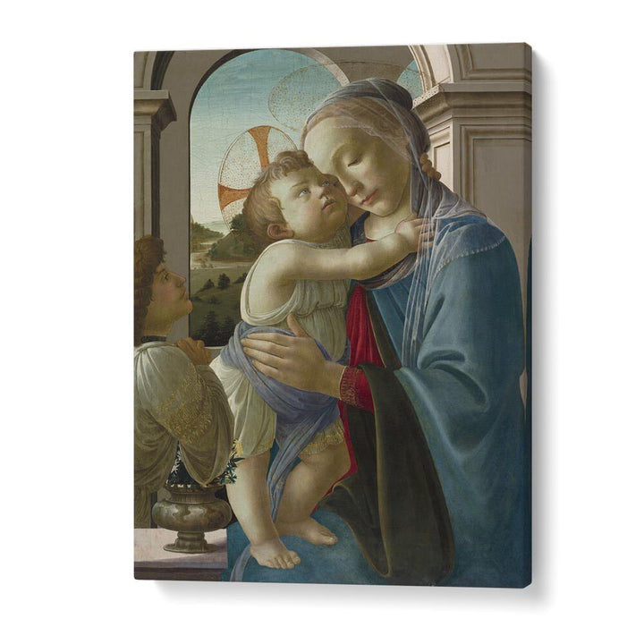 comic painting - VIRGIN AND CHILD WITH AN ANGEL by Asianmonk