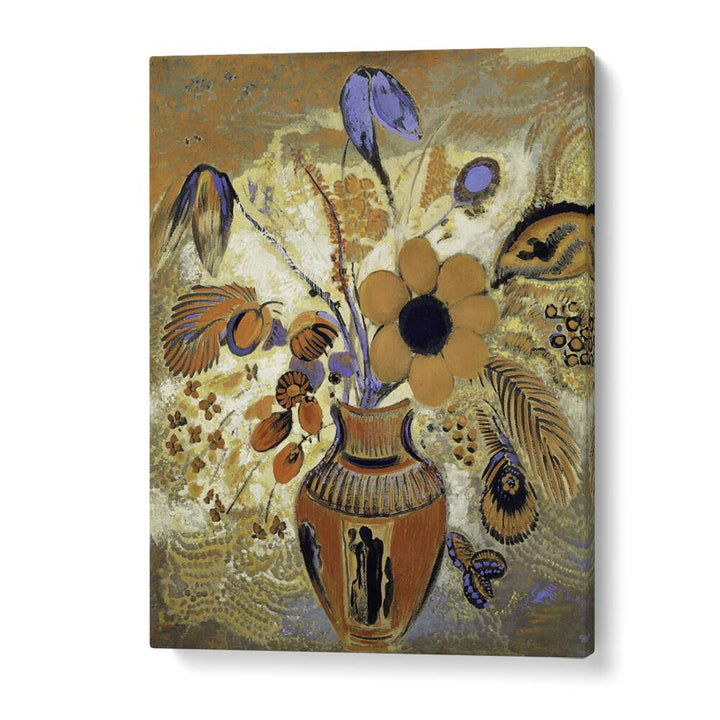 comic painting - ETRUSCAN VASE WITH FLOWERS (1900—1910) by Asianmonk