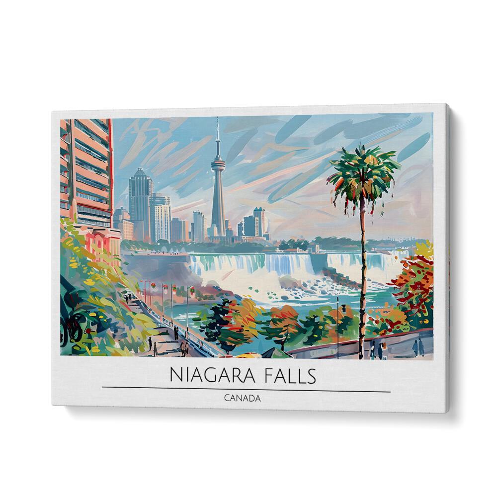 TRAVEL ART painting - NIAGARA FALLS - CANADA by Asianmonk