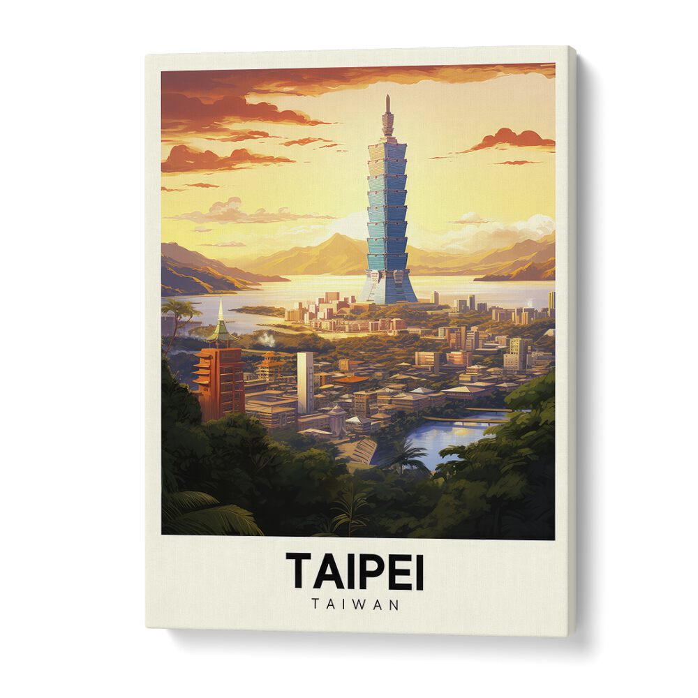 TRAVEL ART painting - TAIPEI TAPESTRY: A VISUAL JOURNEY THROUGH TAIWAN'S CAPITAL by Asianmonk