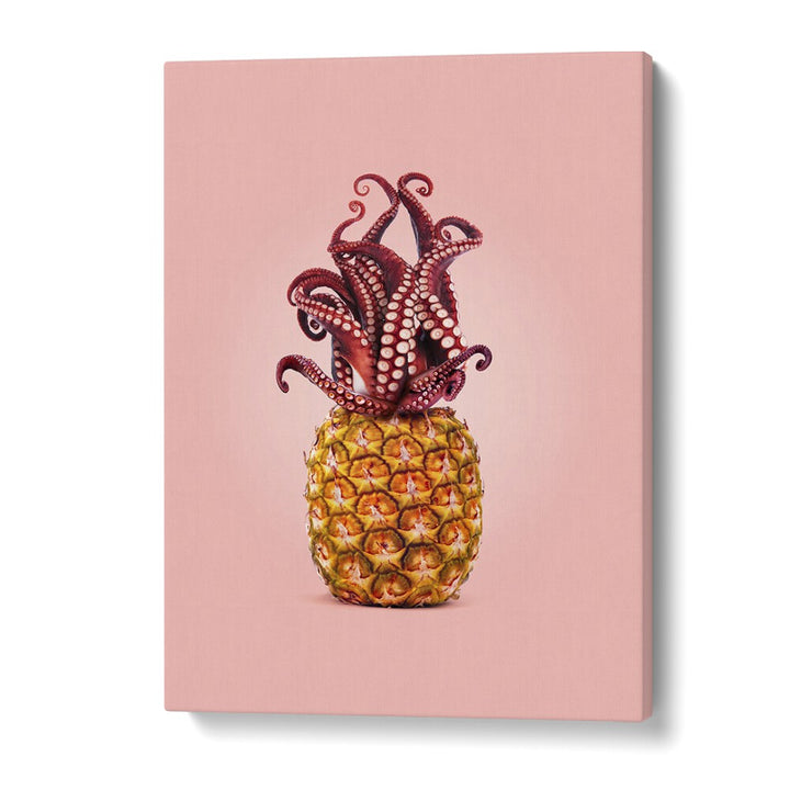 kitchen painting - OCTOPUS PINEAPPLE by Asianmonk