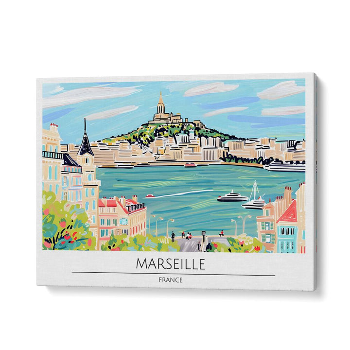 TRAVEL ART painting - MARSEILLE CITY - FRANCE by Asianmonk