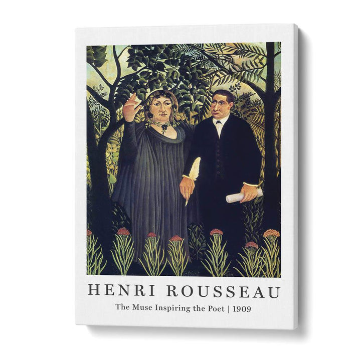 THE MUSE INSPIRING THE POET: HOMAGE TO HENRI ROUSSEAU, 1909
