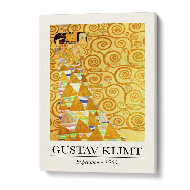 gustav klimt painting - GUSTAV KLIMT'S EXPECTATION - 1905 by Asianmonk