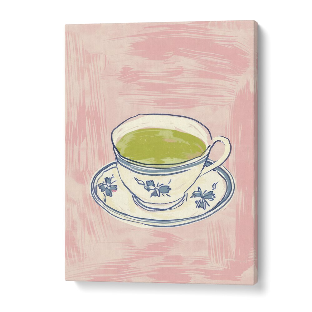 ABSTRACT painting - GREEN TEA by Asianmonk