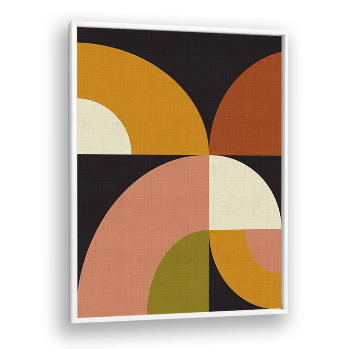 geo shapes fall xxi geo by ana rut bre abstract art abstract wall art in White Plain Frame