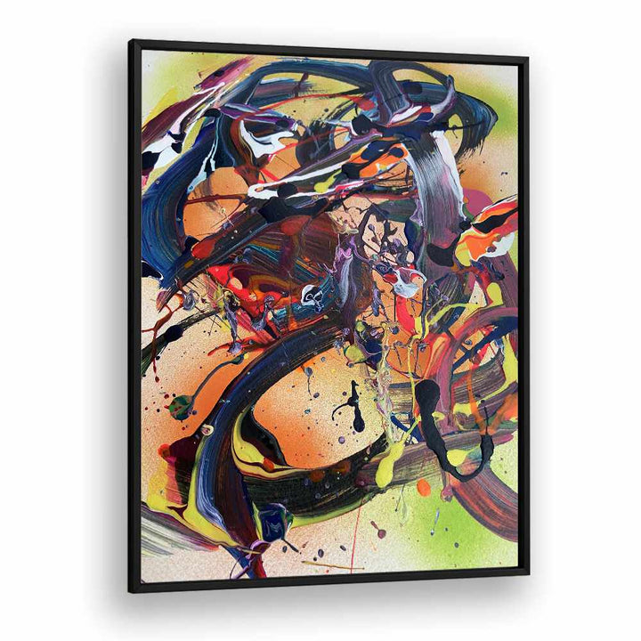 gi abstract paintings in Black Plain Frame