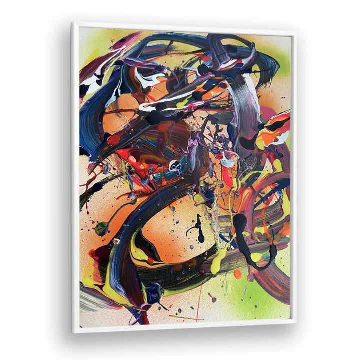 gi abstract paintings in White Plain Frame