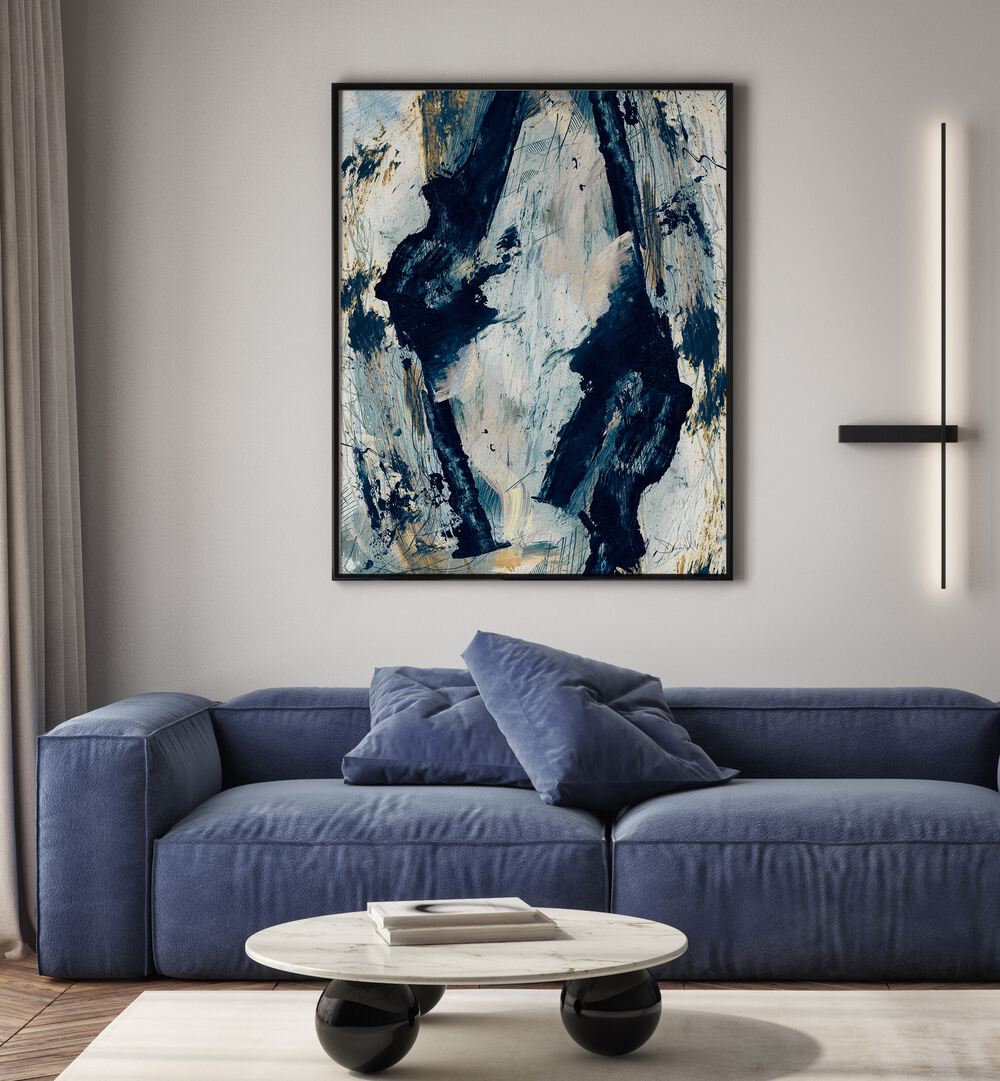 glacier by dan hobday abstract art abstract paintings Artwork I placed on a wall