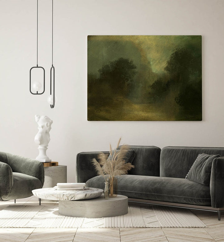 glade walk by dan hobday abstract art abstract paintings Artwork II placed on a wall