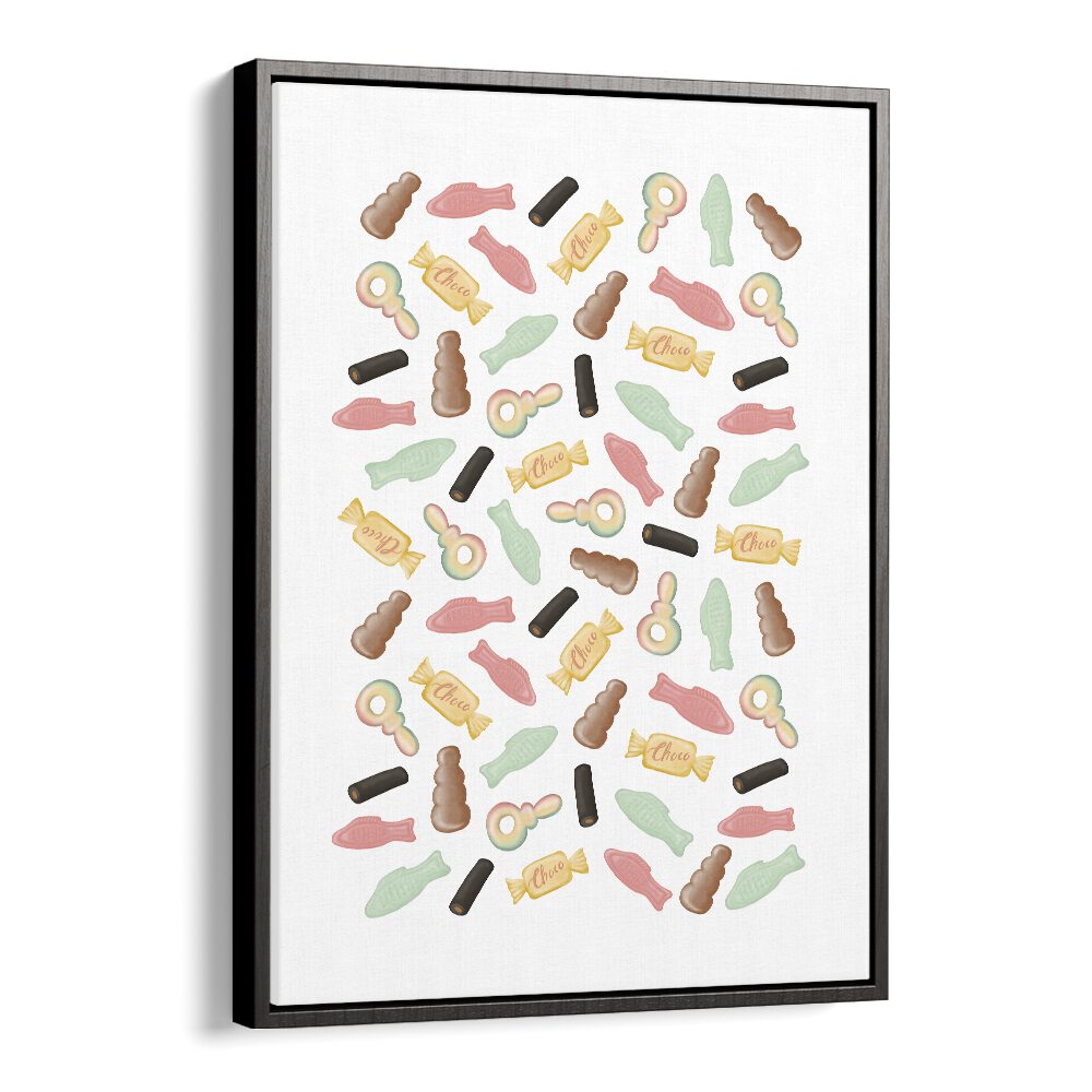 godis kitchen posters kitchen art prints in Black Floater Frame