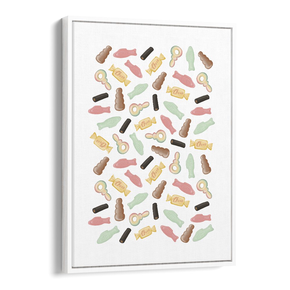 godis kitchen posters kitchen art prints in White Floater Frame