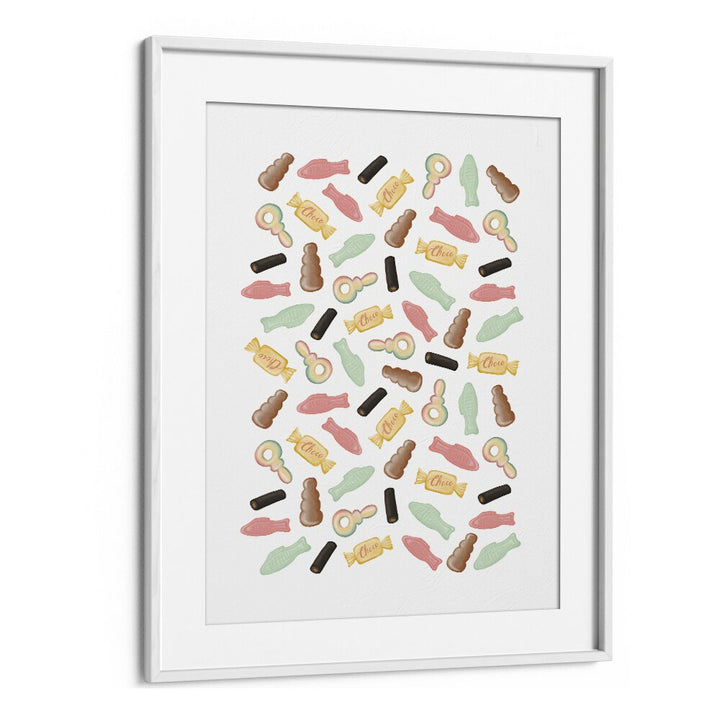 godis kitchen posters kitchen art prints in White Frame With Mount