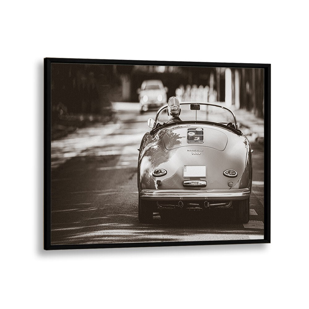 going home car poster in Black Plain Frame