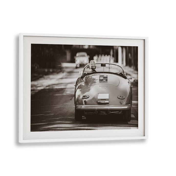 going home car poster in White Frame With Mount