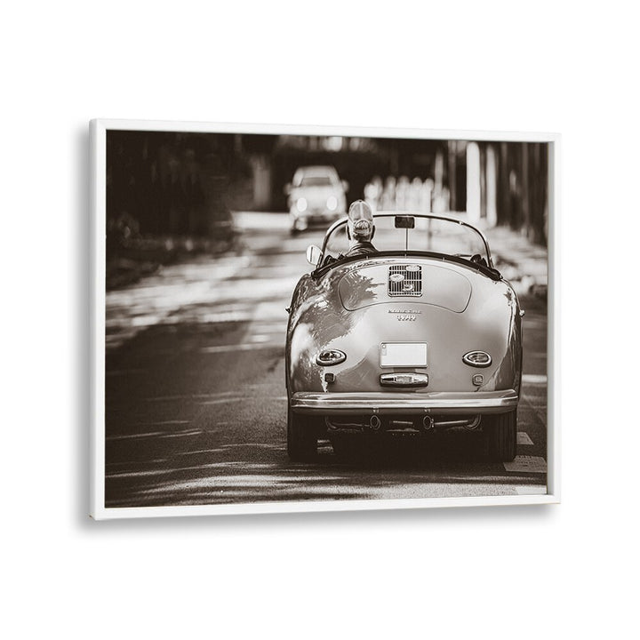 going home car poster in White Plain Frame