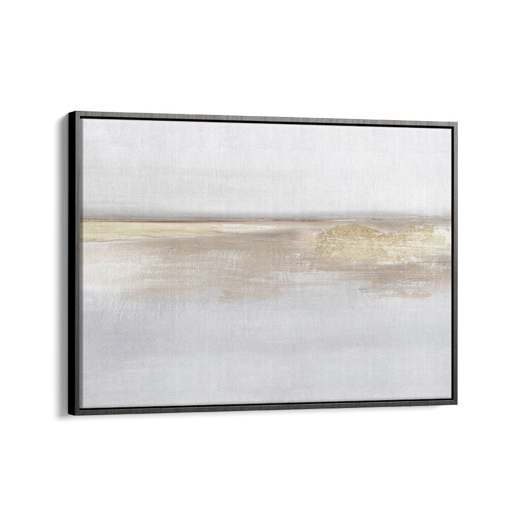 gold light by dan hobday abstract art abstract paintings in Black Floater Frame