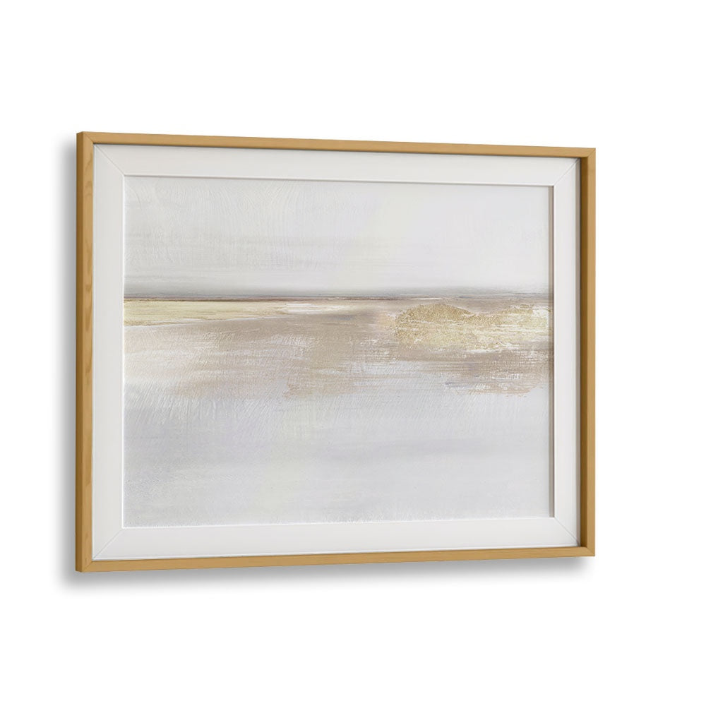 gold light by dan hobday abstract art abstract paintings in Oak Wood Frame With Mount