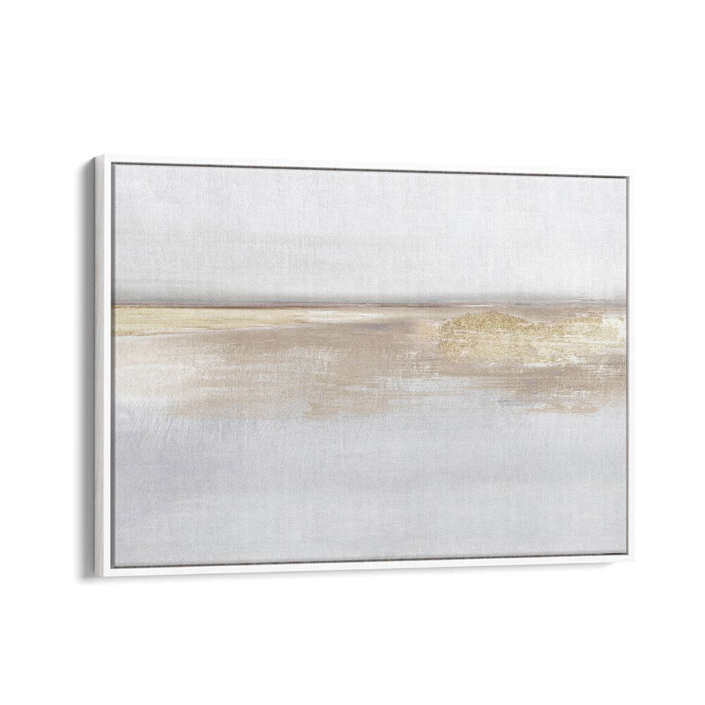 gold light by dan hobday abstract art abstract paintings in White Floater Frame