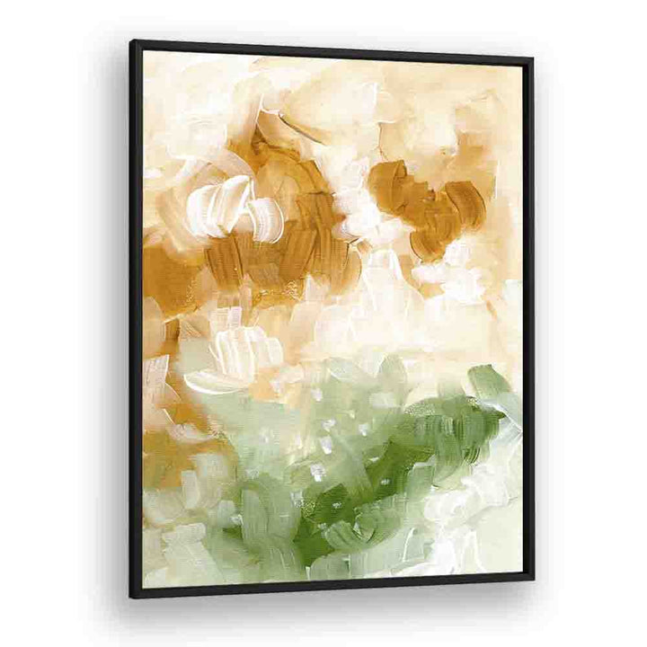 golden valley by ejaaz haniff abstract art prints in Black Plain Frame