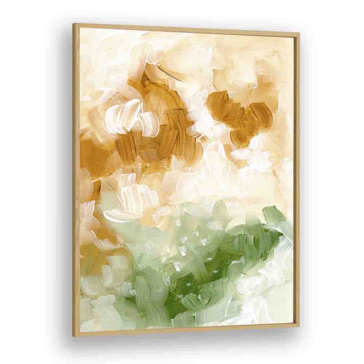 golden valley by ejaaz haniff abstract art prints in Oak Wood Plain Frame