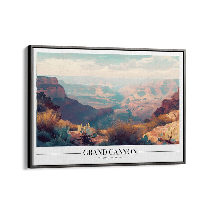 grand canyon travel posters in Black Floater Frame