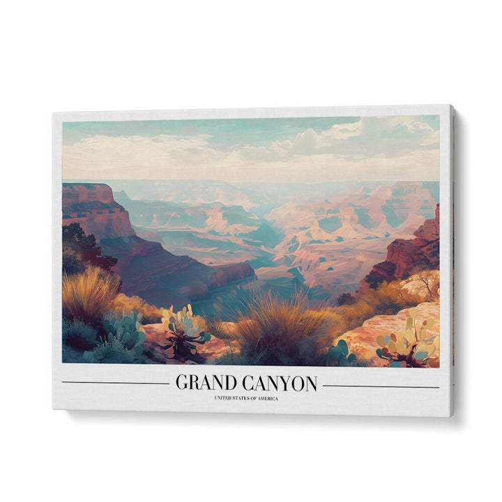 grand canyon travel posters in Gallery Wrap