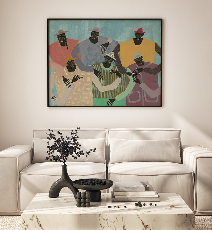 GROUP CHAT, PORTRAITS & FIGURATIVE ILLUSTRATIONS