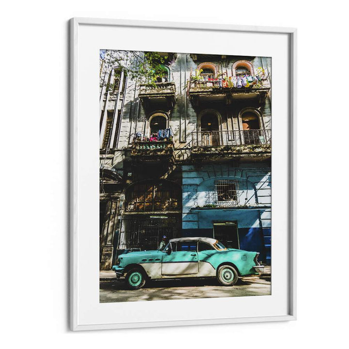 habana street i car posters in White Frame With Mount